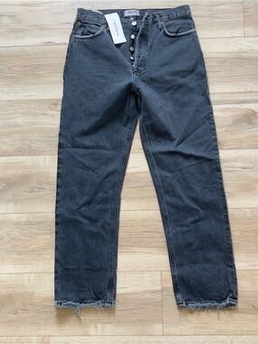 Agolde 90’s Pinched Waist High-Rise Straight Leg Jeans